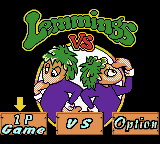 Game VS Lemmings (GameBoy Color - gbc)