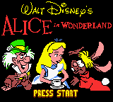 Game Alice in Wonderland (GameBoy Color - gbc)