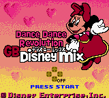 Game Dance Dance Revolution GB - Disney Mix (GameBoy Color - gbc)