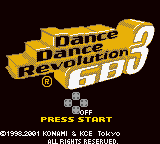 Game Dance Dance Revolution GB 3 (GameBoy Color - gbc)