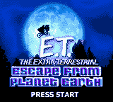 Game E.T. The Extra Terrestrial - Escape from Planet Earth (GameBoy Color - gbc)