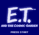Game E.T. The Extra Terrestrial and the Cosmic Garden (GameBoy Color - gbc)