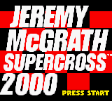 Game Jeremy McGrath Supercross 2000 (GameBoy Color - gbc)