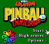 Game 3-D Ultra Pinball - Thrillride (GameBoy Color - gbc)