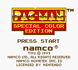Game Pac-Man Special Color Edition (GameBoy Color - gbc)