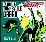 Game Powerpuff Girls, The - Paint the Townsville Green (GameBoy Color - gbc)