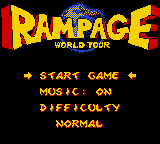 Game Rampage - World Tour (GameBoy Color - gbc)