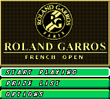 Game Roland Garros French Open (GameBoy Color - gbc)
