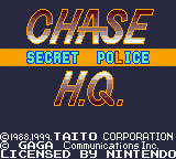 Game Taito Memorial Chase H.Q. - Secret Police (GameBoy Color - gbc)