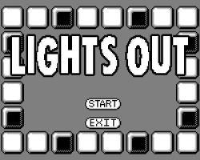 Game Lights Out (Game.Com - gcom)