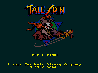 Game Tale Spin (Sega Mega Drive - gen)