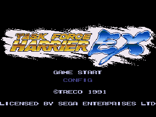 Game Task Force Harrier EX (Sega Mega Drive - gen)