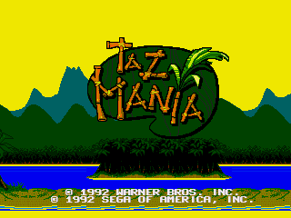 Game Taz-Mania (Sega Mega Drive - gen)