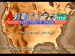 Game A Ressha de Gyoukou MD (Sega Mega Drive - gen)
