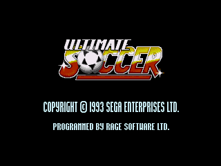 Game Ultimate Soccer (Sega Mega Drive - gen)