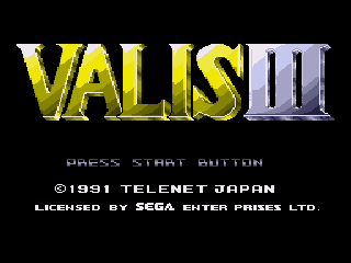 Game Valis III (Sega Mega Drive - gen)