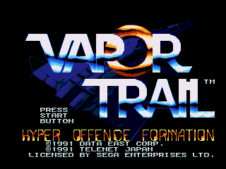 Game Vapor Trail (Sega Mega Drive - gen)