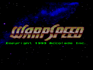 Game Warpspeed (Sega Mega Drive - gen)