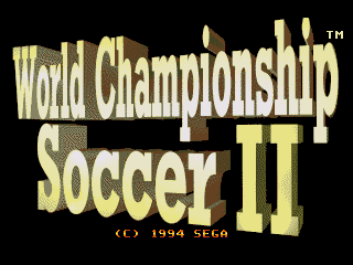 Game World Championship Soccer II (Sega Mega Drive - gen)