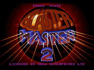 Game Blaster Master 2 (Sega Mega Drive - gen)