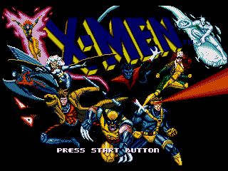 Game X-Men (Sega Mega Drive - gen)