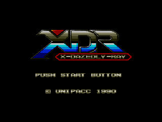 Game XDR - X-Dazedly-Ray (Sega Mega Drive - gen)