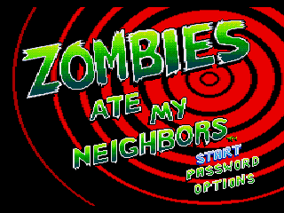 Game Zombies Ate My Neighbors (Sega Mega Drive - gen)