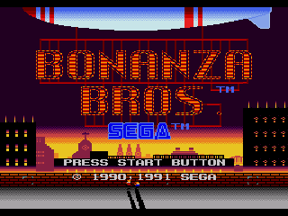 Game Bonanza Bros. (Sega Mega Drive - gen)