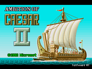 Game Caesar no Yabo II (Sega Mega Drive - gen)