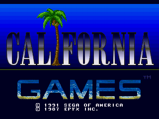 Game California Games (Sega Mega Drive - gen)