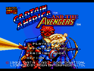 Game Captain America and the Avengers (Sega Mega Drive - gen)