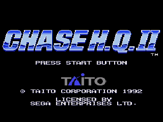 Game Chase HQ II (Sega Mega Drive - gen)