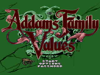 Game Addams Family Values (Sega Mega Drive - gen)