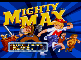 Game Adventures of Mighty Max, The (Sega Mega Drive - gen)