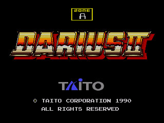 Game Darius II (Sega Mega Drive - gen)