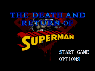 Game Death and Return of Superman, The (Sega Mega Drive - gen)