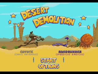 Game Desert Demolition (Sega Mega Drive - gen)