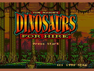 Game Dinosaurs for Hire (Sega Mega Drive - gen)