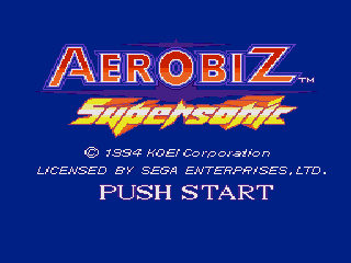 Game Aerobiz Supersonic (Sega Mega Drive - gen)