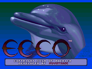 Game ECCO The Dolphin (Sega Mega Drive - gen)