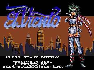 Game El Viento (Sega Mega Drive - gen)
