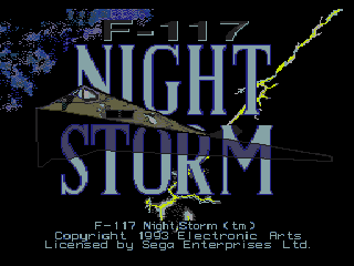 Game F-117 Night Storm (Sega Mega Drive - gen)
