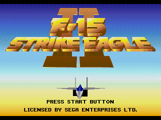 Game F-15 Strike Eagle II (Sega Mega Drive - gen)