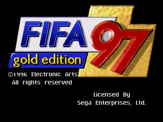 Game FIFA Soccer 97 Gold Edition (Sega Mega Drive - gen)