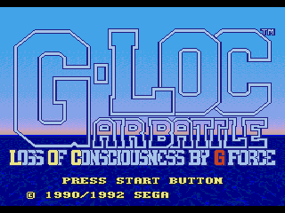 Game G-LOC Air Battle (Sega Mega Drive - gen)