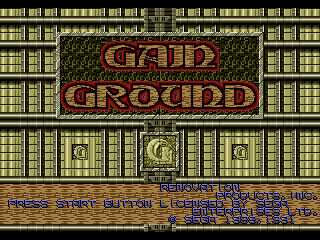 Game Gain Ground (Sega Mega Drive - gen)