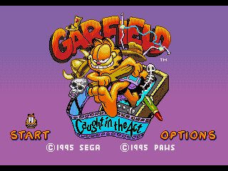 Game Garfield - Caught in the Act (Sega Mega Drive - gen)