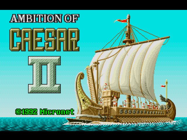 Game Ambition of Caesar II (Sega Mega Drive - gen)