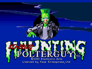 Game Haunting Starring Polterguy (Sega Mega Drive - gen)