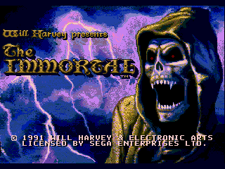Game Immortal, The (Sega Mega Drive - gen)